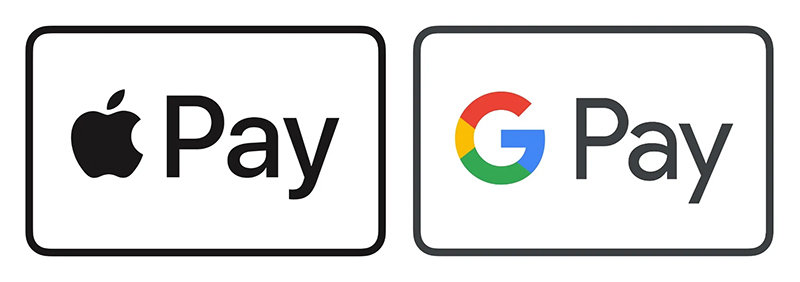 Google Pay et Apple Pay a votre disposition compatible NETPERLES